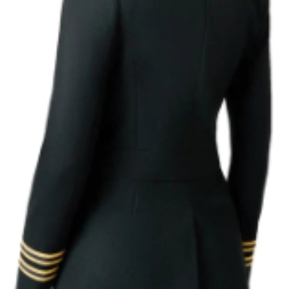 Smythe Hybrid Military Blazer, Size 12, Black - Picture 4 of 8